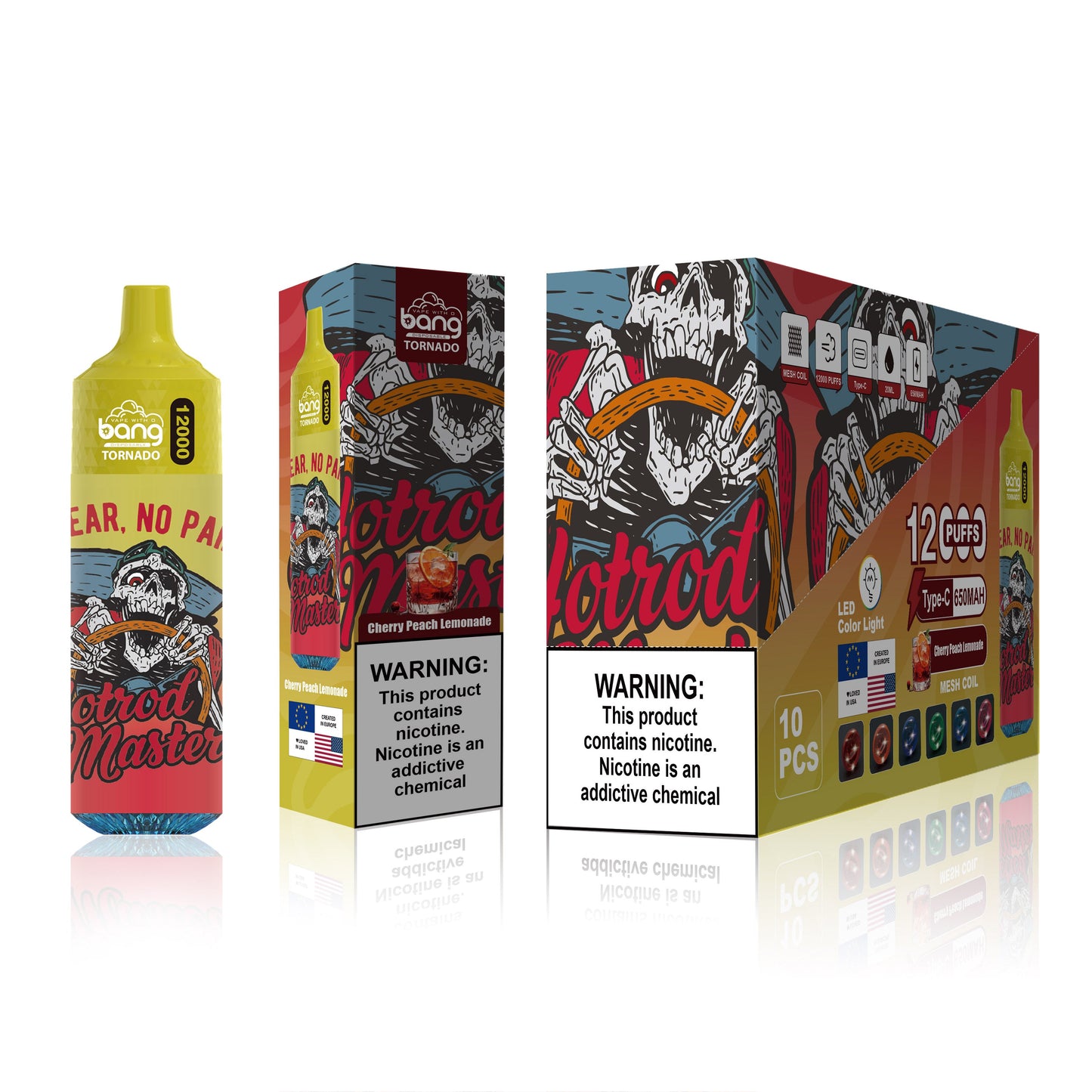 BangKing 12000 Puffs 12K Smart Full Screen Turn Ice 30ML 10ML 850mah Wholesale Disposable Vape Puff 12k Prefilled Pod