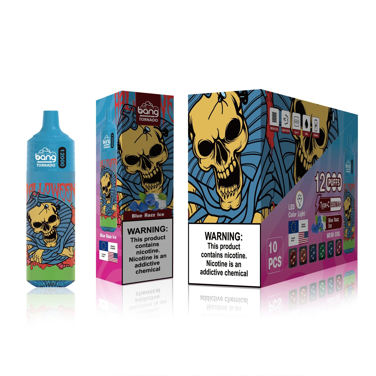 BangKing 12000 Puffs 12K Smart Full Screen Turn Ice 30ML 10ML 850mah Wholesale Disposable Vape Puff 12k Prefilled Pod