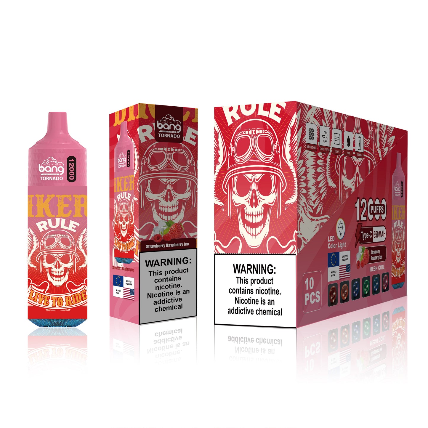 BangKing 12000 Puffs 12K Smart Full Screen Turn Ice 30ML 10ML 850mah Wholesale Disposable Vape Puff 12k Prefilled Pod