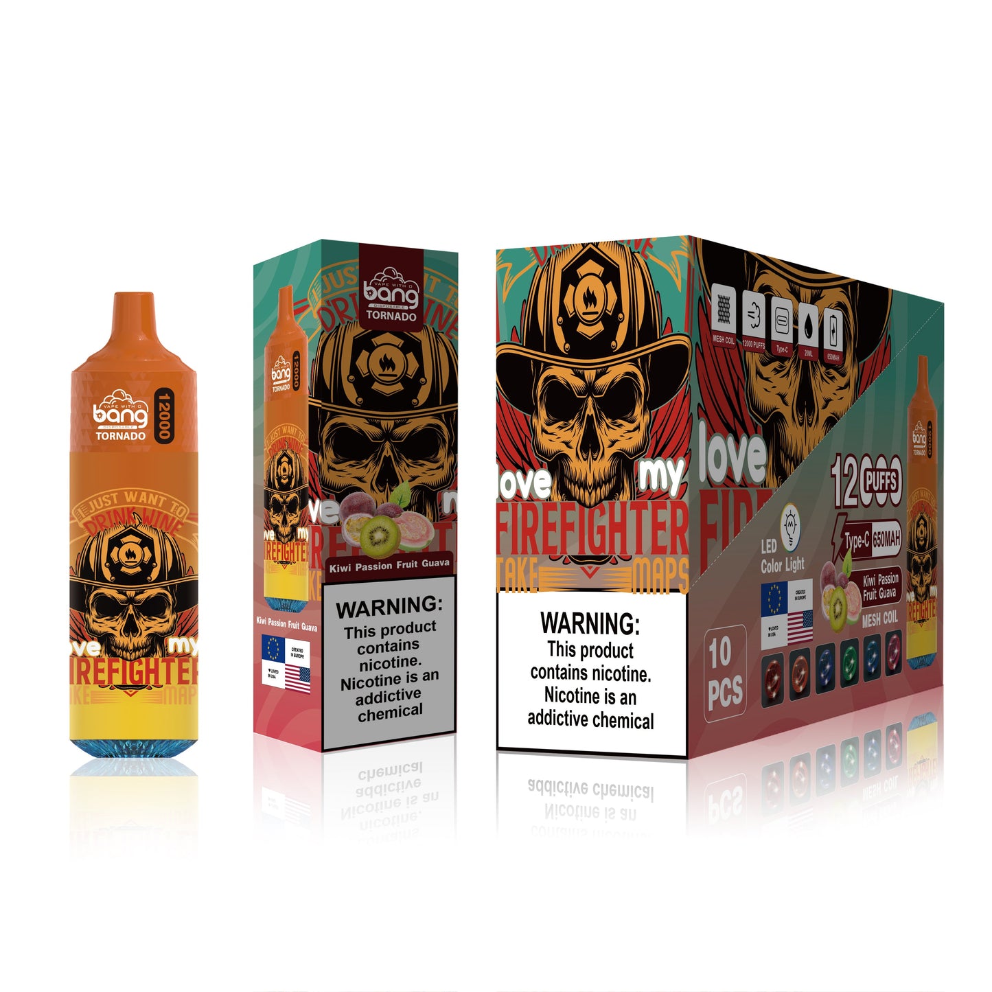 BangKing 12000 Puffs 12K Smart Full Screen Turn Ice 30ML 10ML 850mah Wholesale Disposable Vape Puff 12k Prefilled Pod