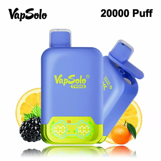VapSolo Twins 20000 Puffs Dual Flavors Free Shipping In Germany Spain Italy