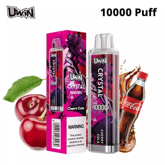 Uwin 10000 Puffs Wholesale Crystal Disposable Vape Pen Vaper 10K 12K 15K 30K 50K Electronic Cigarette