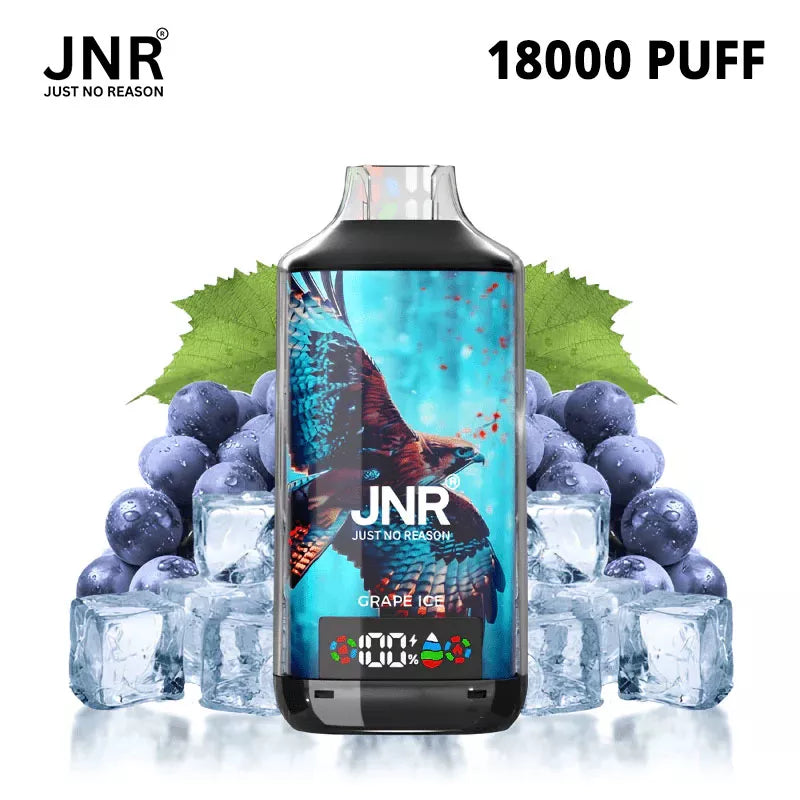 JNR 18000 18k Puffs Falcon X Vape Wholesale Price France Belgium Netherlands-950mAh Battery, 24ml E-liquid, Multiple Nicotine 28 Flavors