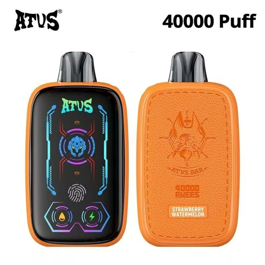 ATVS Vape 40000 Puffs 24 Flavors Big Screen Airflow Double Mesh Coil 40k Puff