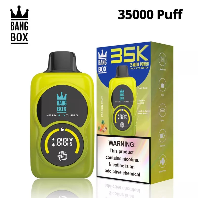 Bang Box 35000 Puffs Touch Control 2 Power Mode Double Screen Vape