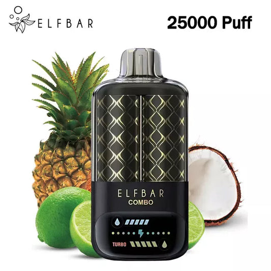 Elf Bar Combo 25000 Puffs 25k Disposable Vape 2 Pods