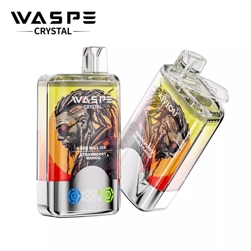 Waspe Crystal 40k Puffs 40000 Vape Double flavors Free Shipping