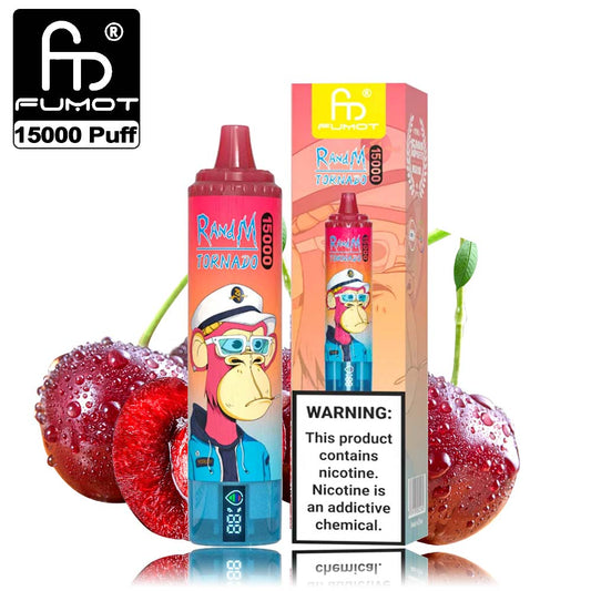 Randm Tornado 15k Fumot Random 15000 Puffs Vape 41 Flavors 0% 2% 5%