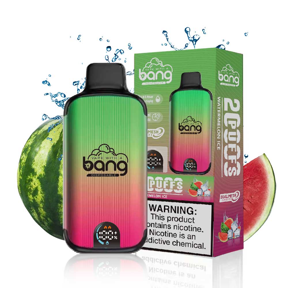 Bang 20000 Puffs Wholesale Vape Price 2% 5% Nicotine Free Shipping-650mAh Battery, 28ml E-liquid, Multiple Nicotine 15 Flavors
