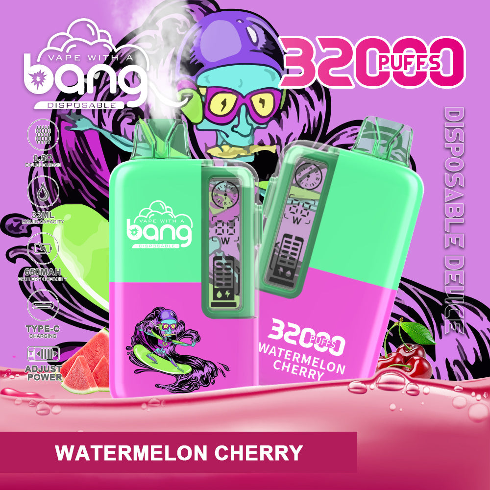 BangKing 32000 Puffs 32K Smart Full Screen Turn Ice Wholesale Disposable Vape Puff 32k Prefilled Pod