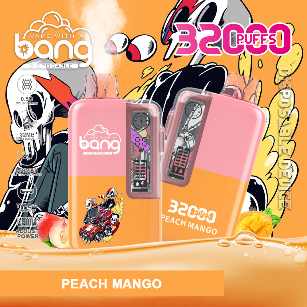 BangKing 32000 Puffs 32K Smart Full Screen Turn Ice Wholesale Disposable Vape Puff 32k Prefilled Pod