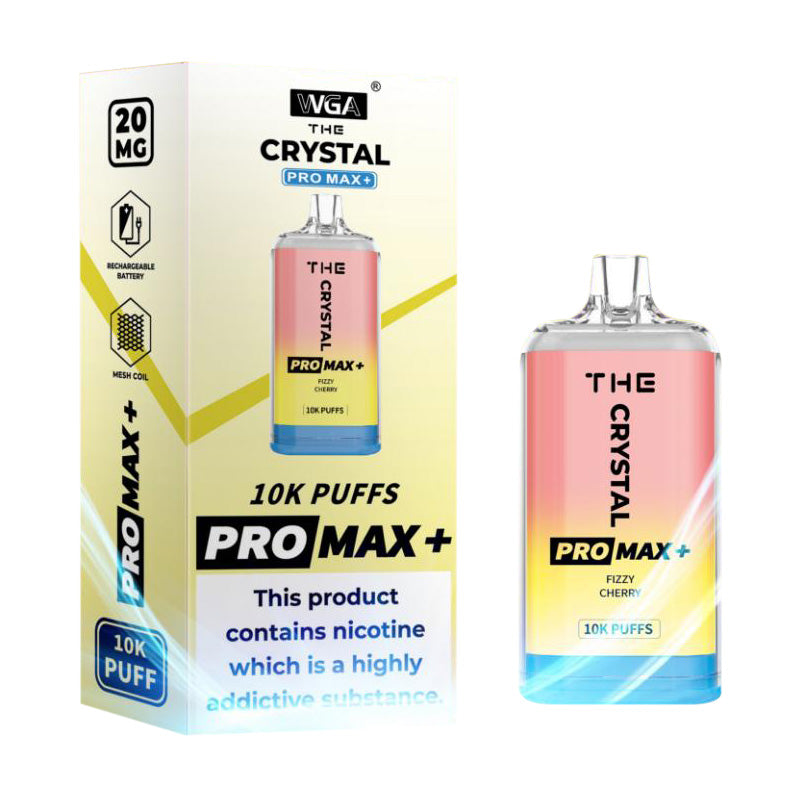 WGA Crystal Pro Max Plus 10000Puffs Disposable Vape Wholesale 850mAh Battery 13 Flavors
