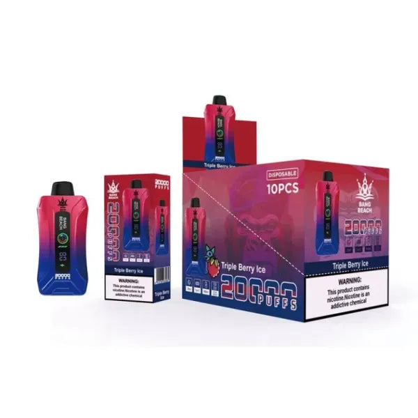 Bang BEACH 20000 Puffs 20K - 35mL 650mAh 5% Nic Salt, Smart Display, 12 Flavors