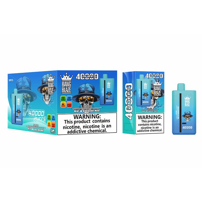 Bang Blaze 40000 Dual Flavors Disposable Vape(0% to 5% Nicotine) - 40ml E-Liquid, 650mAh Battery 12 Flavors