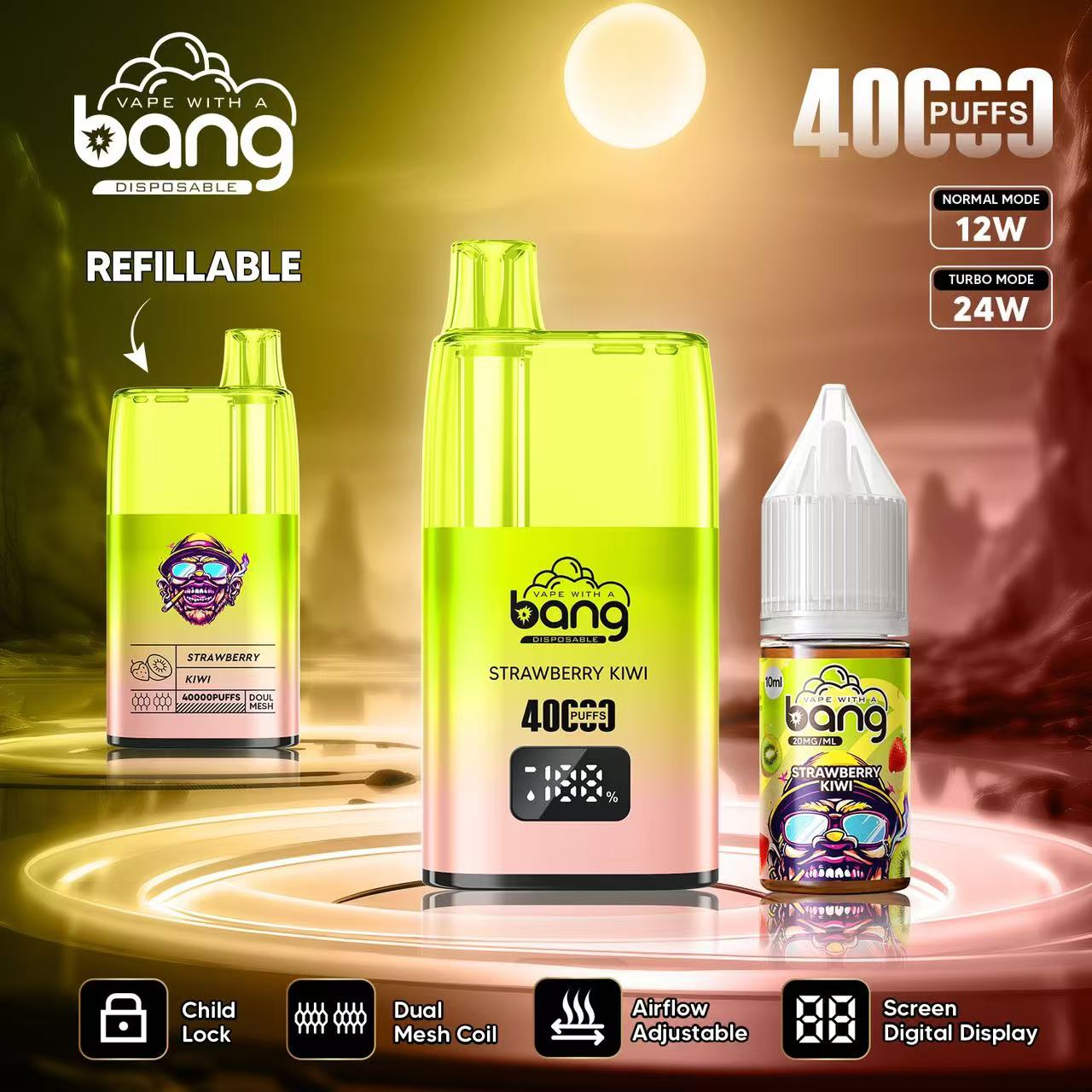Bang 40000 Puffs Disposable Vape - 10ml E-Liquid, 650mAh Battery