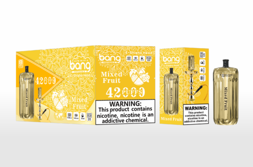Bang Blaze E-Shisha Head 42000 Puffs(0% to 5% Nicotine) - 30ml E-Liquid, 1000mAh Battery 12 Flavors