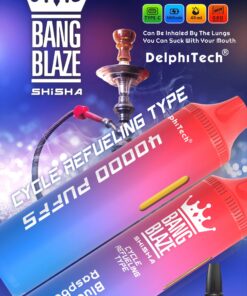 Bang Blaze 40000 Puffs Disposable Vape(0% to 5% Nicotine) - 40ml E-Liquid, 1000mAh Battery 12 Flavors