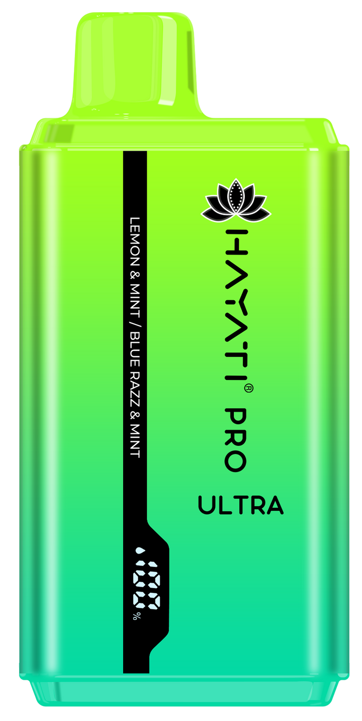 Hayati Pro Ultra 15000 Puffs Disposable Vape 2% Nicotine 850mAh Rechargeable Battery 45 Flavors