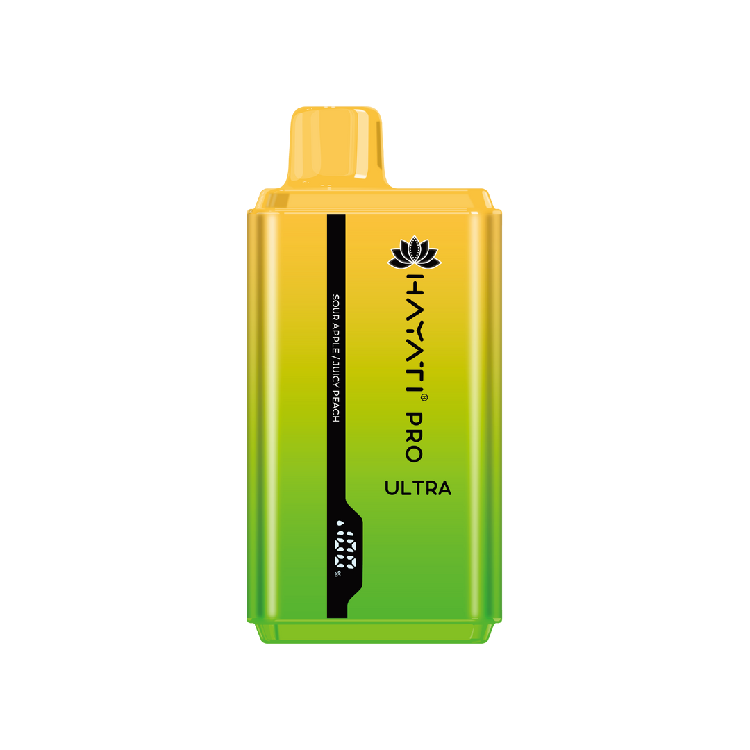 Hayati Pro Ultra 15000 Puffs Disposable Vape 2% Nicotine 850mAh Rechargeable Battery 45 Flavors