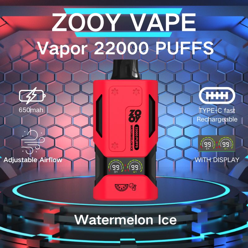 ZOOY Vape Vapor 22000 PUFF Disposable Vape In Sales