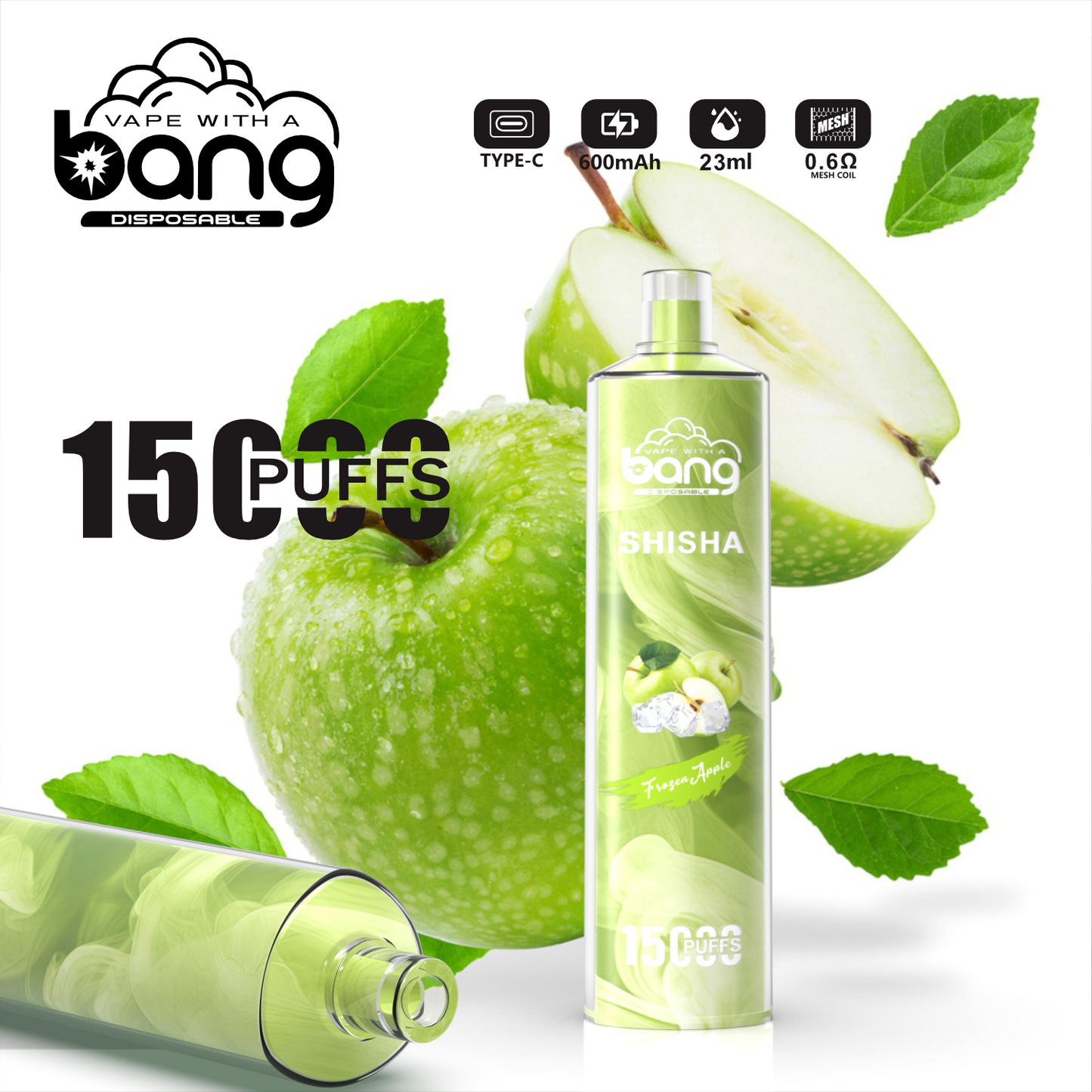 Bang King 15000 Puffs Vape 15K Disposable Vape Pen E Cigarette Prefilled 30ml 850mAh