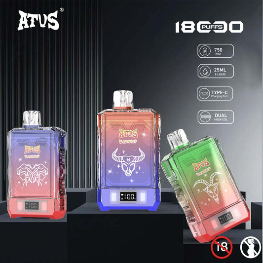 ATVS WARSHIP 18000 Puffs Dual Mesh Disposable Vape