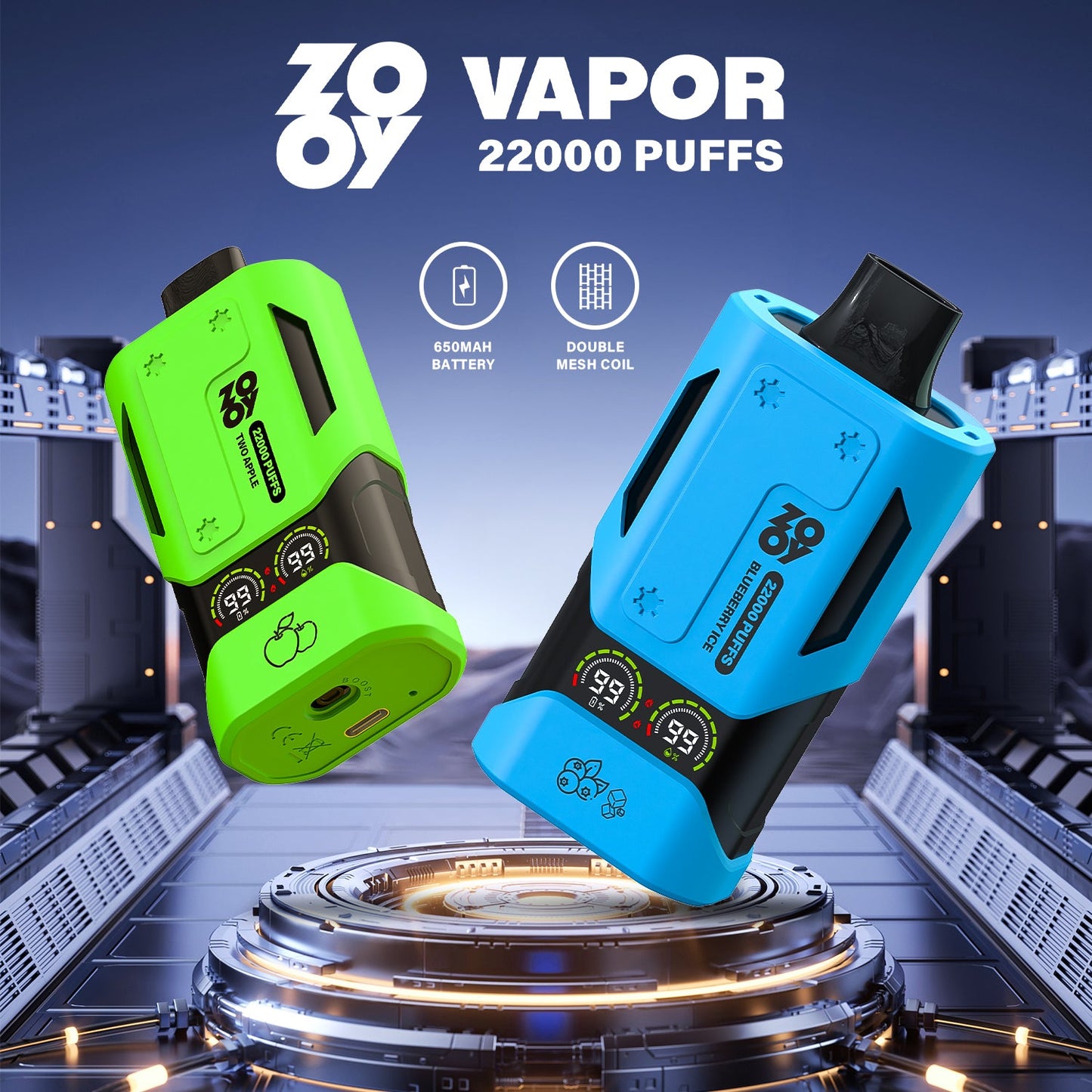 ZOOY Vape Vapor 22000 PUFF Disposable Vape In Sales