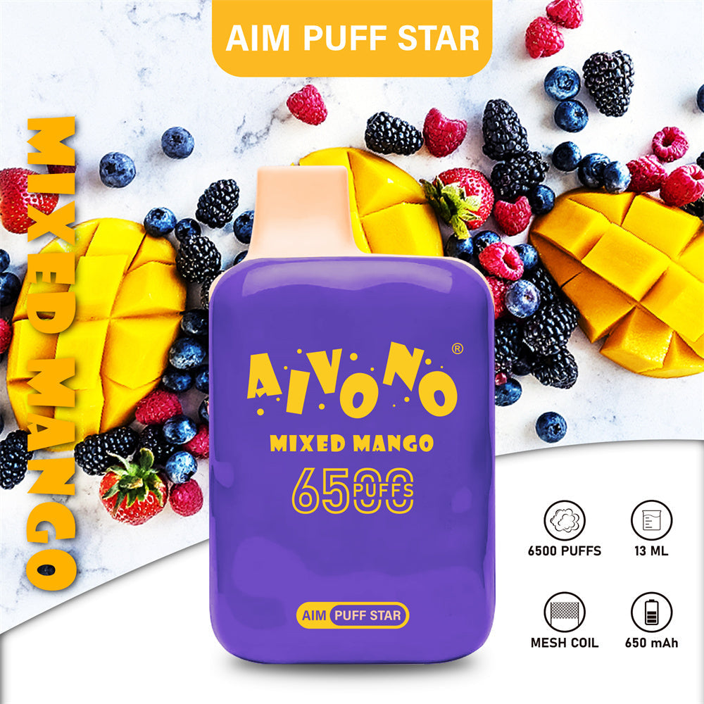 AIVONO AIM PUFFSTAR 6500Puffs Disposable Vape Wholesale