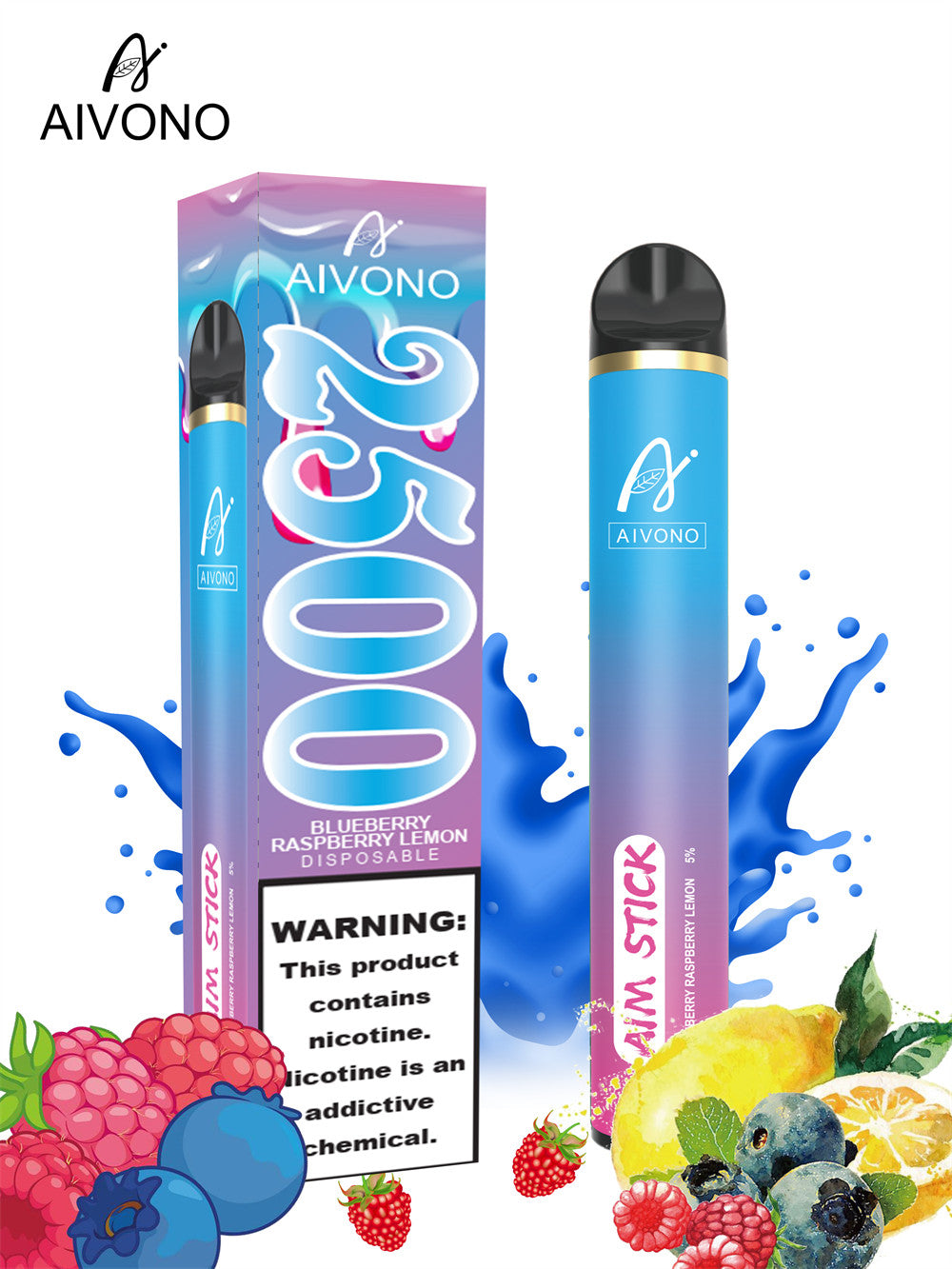 AIVONO AIM STICK 2500Puffs Disposable Vape Wholesale