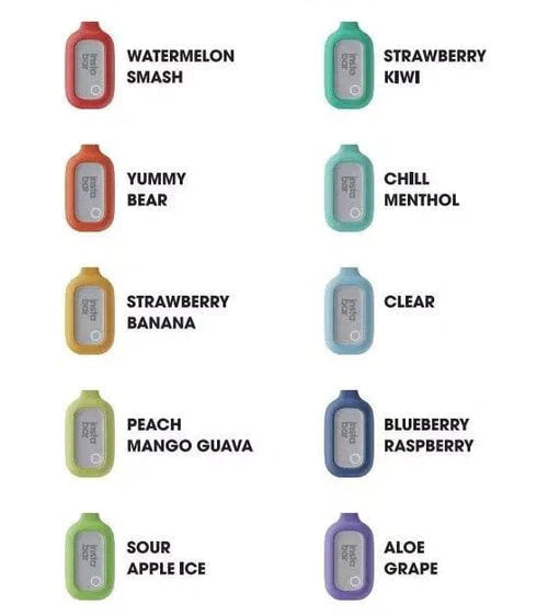 INSTA BAR 5000 PUFFS RECHARGEABLE DISPOSABLE VAPE POD DEVICE 20mg 2ml