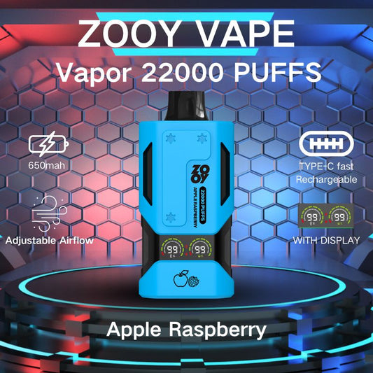 ZOOY Vape Vapor 22000 PUFF Disposable Vape In Sales