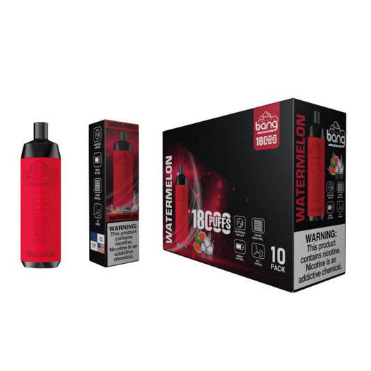 BANG 18000 Puffs Disposable Vape Wholesale-600mAh Battery, 22ml E-liquid, Multiple Nicotine 12 Flavors