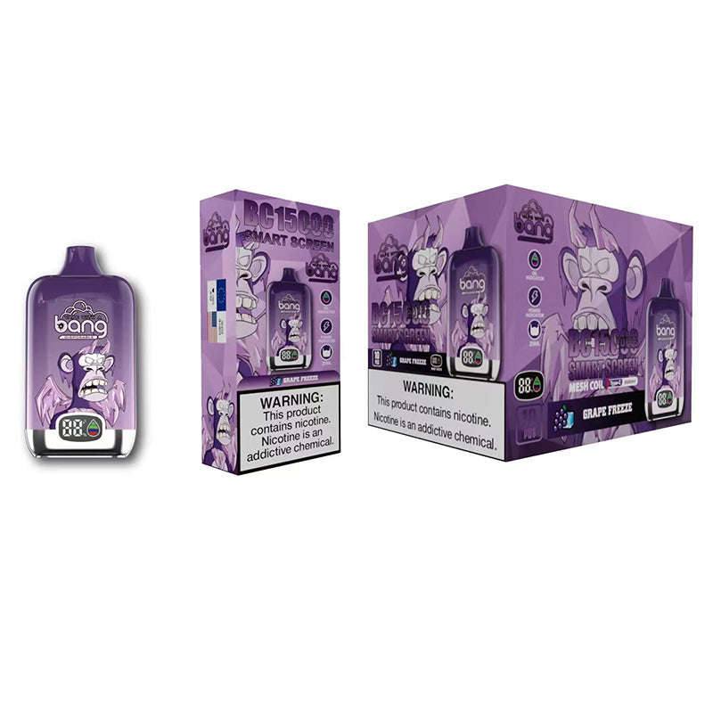 Bang disposable BC 15000 puff Disposable Vape Wholesale Vape Pen E Cigarette Prefilled 25ml 650mAh 12 Flavors