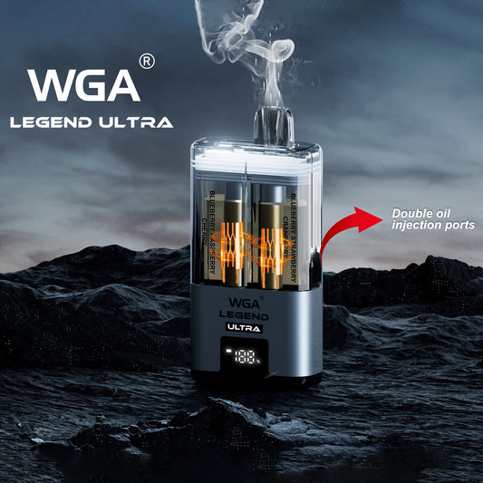 WGA Crystal LEGEND ULTRA 30000 puff Disposable Vape Wholesale-650mAh Battery, 22ml E-liquid, Multiple Nicotine 15 Flavors