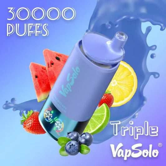 Vapsolo Triple 30k 30000 Puffs Disposable Vape 15 Flavors Good Price