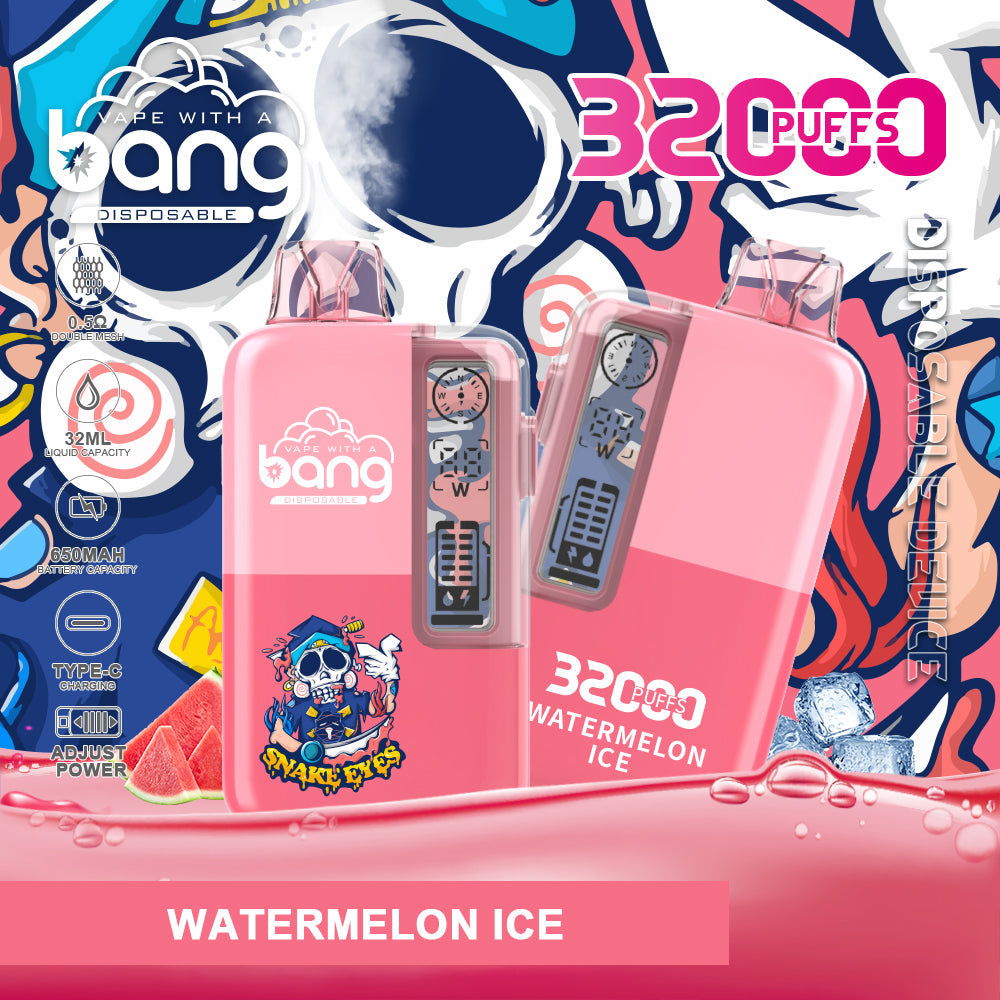 BangKing 32000 Puffs 32K Smart Full Screen Turn Ice Wholesale Disposable Vape Puff 32k Prefilled Pod
