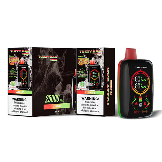 TUZZY BAR TZ 25000 Puffs Disposable Vape Wholesale-800mAh Battery, Multiple Nicotine 10 Flavors