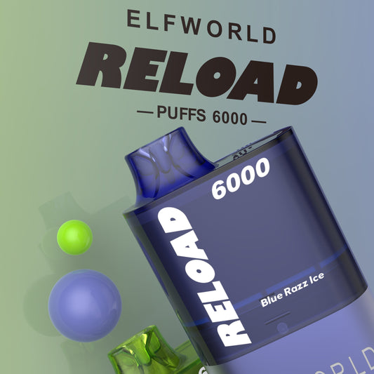 ELFWORLD Reload 6000 Puffs Disposable Vape Wholesale