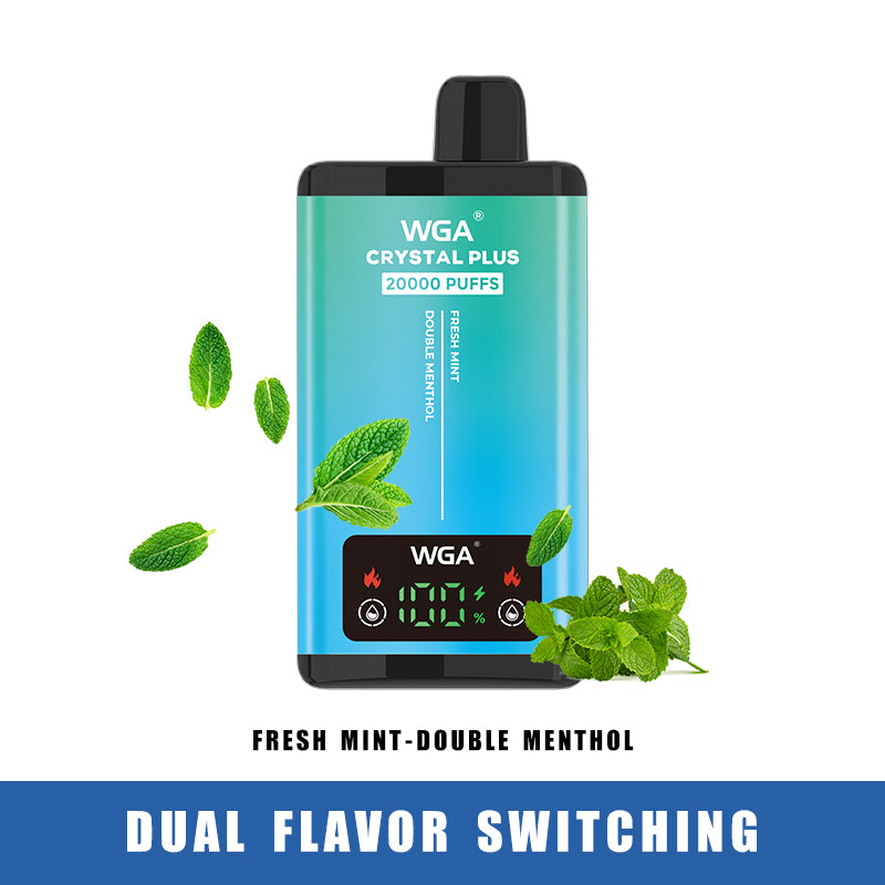 WGA vape FRESH MINT/DOUBLE MENTHOL Pro Max Extra 20000 Puffs Disposable Vape