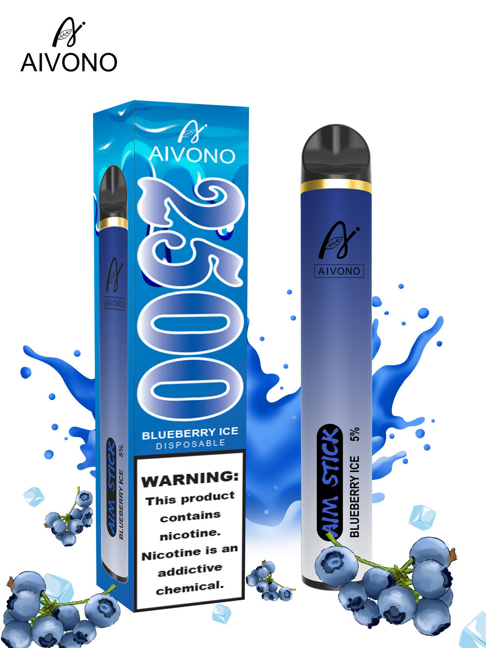 AIVONO AIM STICK 2500Puffs Disposable Vape Wholesale