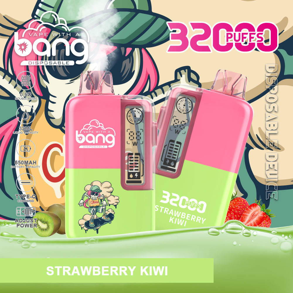 BangKing 32000 Puffs 32K Smart Full Screen Turn Ice Wholesale Disposable Vape Puff 32k Prefilled Pod