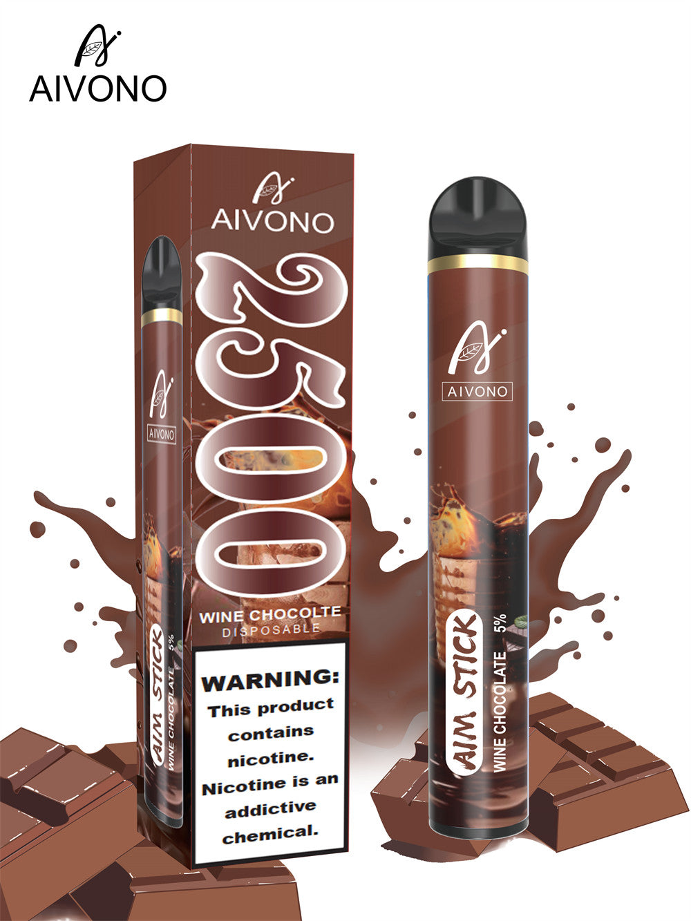 AIVONO AIM STICK 2500Puffs Disposable Vape Wholesale