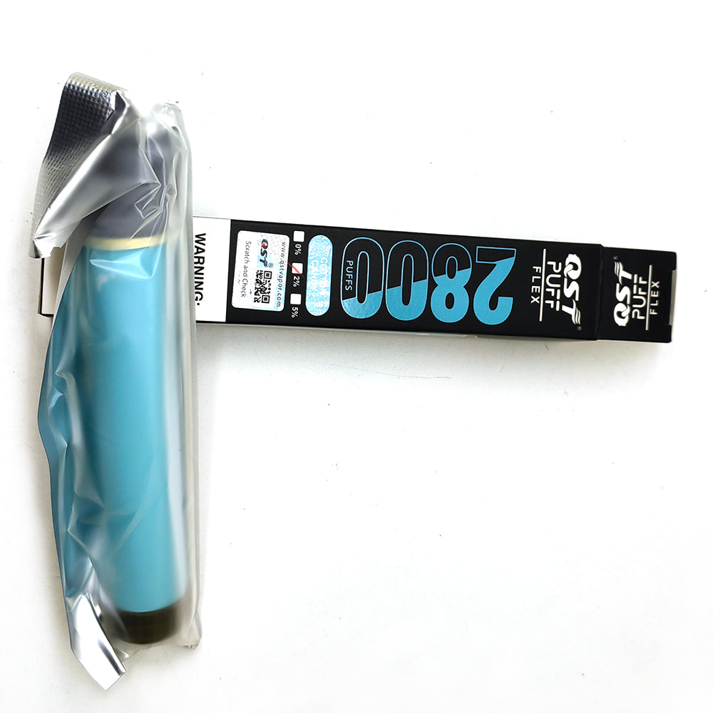 QST Puff Flex 2800 Puffs Vape Disposable Wholesale Electronic Cigarettes 0% 2% 3% 5% 8 ml Pod 850mah Battery Pen Minimum Order 100pcs