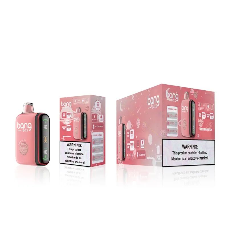 Bang box 9000-18000 puff Disposable Vape 28ML 650 mAh 12 Flavors in Wholesale