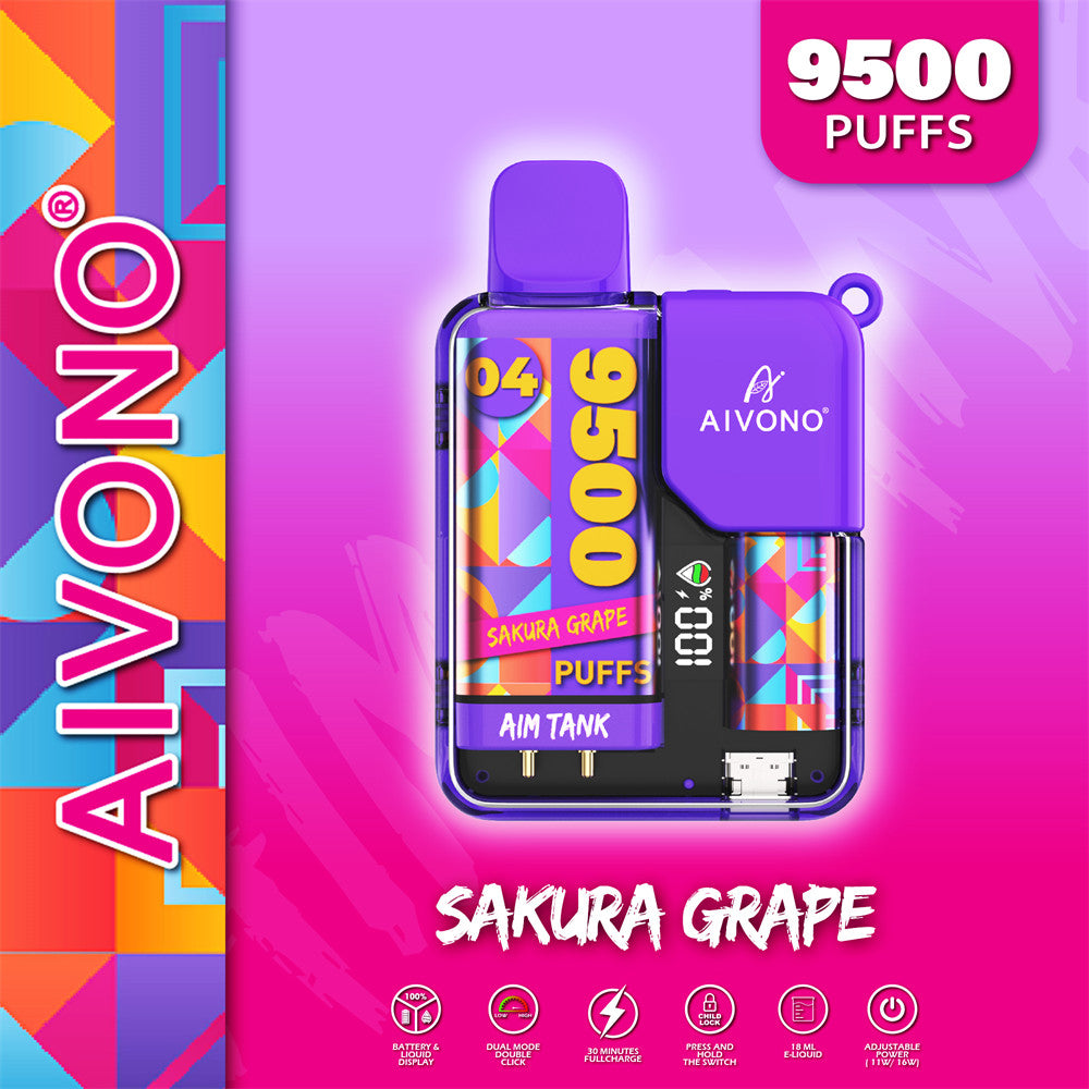 AIVONO AIM TANK 9500Puffs Disposable Vape Wholesale