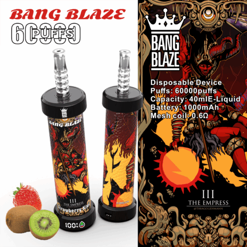 BANG BLAZE 60000 Puffs Disposable Vape Wholesale-1000mAh Battery,40ml E-liquid,Multiple Nicotine 10 Flavors