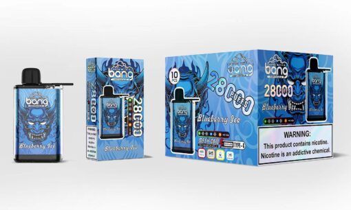 Bang 28000 Puffs Disposable Vape(0% to 5% Nicotine) - 30ml E-Liquid, 650mAh Battery 12 Flavors