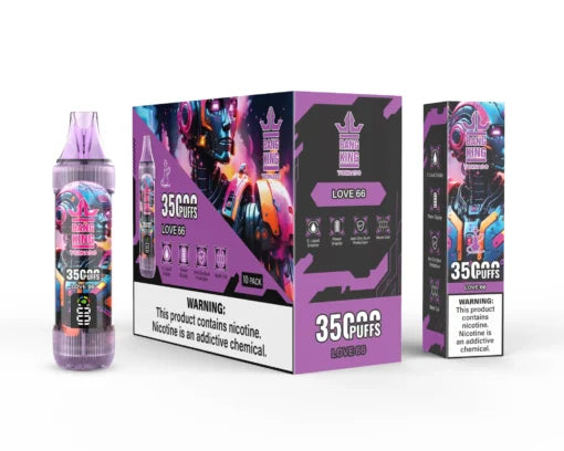 Bang King 35000 Puffs Disposable Vape(0%-5% Nicotine) - 35ml E-Liquid, 700mAh Battery 12 Flavors