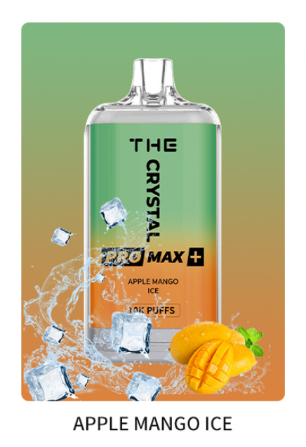 WGA Crystal Pro Max Plus 10000 Puffs Disposable Vape-550mAh Battery, 25ml E-liquid, Multiple Nicotine 10 Flavors