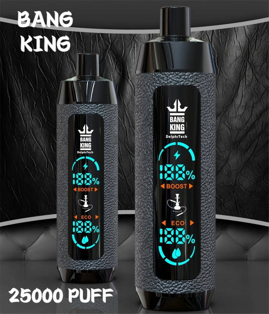 BangKing 25000 E-shisha Wholesale Discount Price Best Sale-850mAh Battery, 40ml E-liquid, Multiple Nicotine 12 Flavors